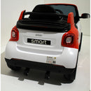 Macchina Elettrica per Bambini 12V Smart Fortwo Cabrio Bianca
