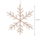 Set 6 Fiocco Neve di Natale 15 cm 