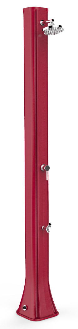 Doccia Solare da Giardino 40L Miscelatore e Lavapiedi Arkema Big Happy Five Cherry prezzo