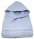 Accappatoio in Spugna 100% Cotone Sally Horizon Azzurro