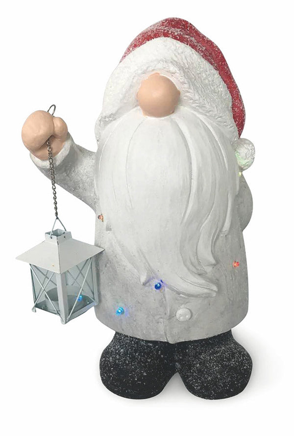 Leuchtender Wichtel 3 Led in Magnesia H41 cm Soriani White prezzo