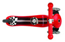 Monopattino a 3 Ruote a LED 3 Altezze Max 50Kg Globber PRIMO Fantasy Lights Up Racing Rosso