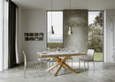 Tavolo Allungabile 160-264x90x80 cm Volantis Evolution Marmo