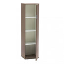 Portascope 40x33x151 h cm in Truciolare bilaminato Rovere grigio