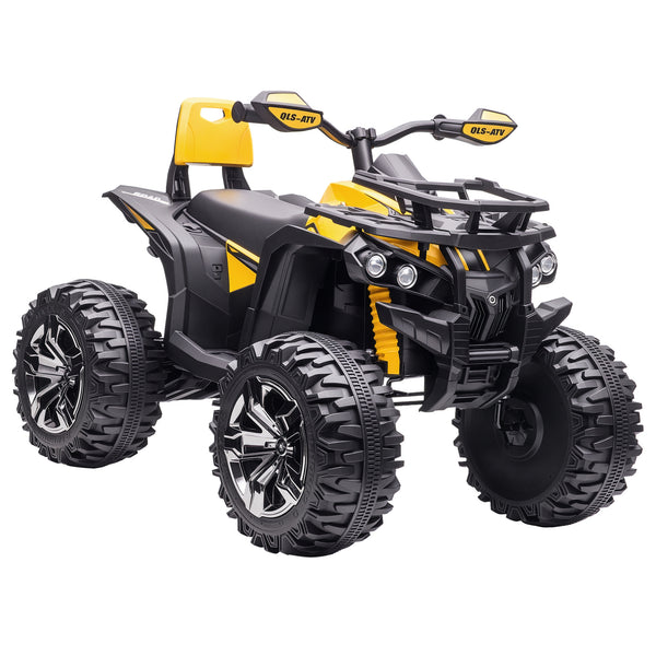 sconto Elektrisches Mini-Quad für Kinder 12 V Schwarz und Gelb