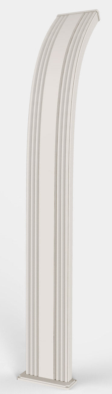 acquista Doccia Solare da Esterno Giardino 40L Miscelatore e Lavapiedi Arkema Dada Bianco Crema