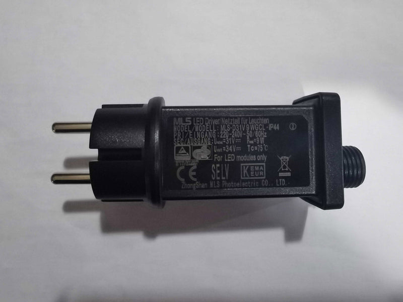 Luci di Natale filo 1000 Led bianco caldo con controller 53m