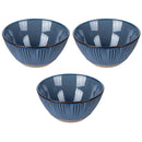 Set 3 Ciotole Ø19x9 cm 1300 ml in Gres VdE Tivoli 1996 Reactive