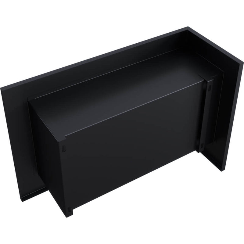 Camino a Bioetanolo da Incasso 70x48 cm Flig Tampa Nero Angolo a Sinistra