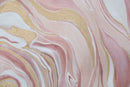 Dipinto su Tela Pinkly 80x2,8x80 cm in Legno di Pino e Canvas Multicolor