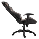Sedia da Gaming Ergonomica in Similpelle  Marrone e Nero