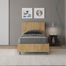Letto Singolo Testata Dritta Demas Bianco Frassino Varie Misure