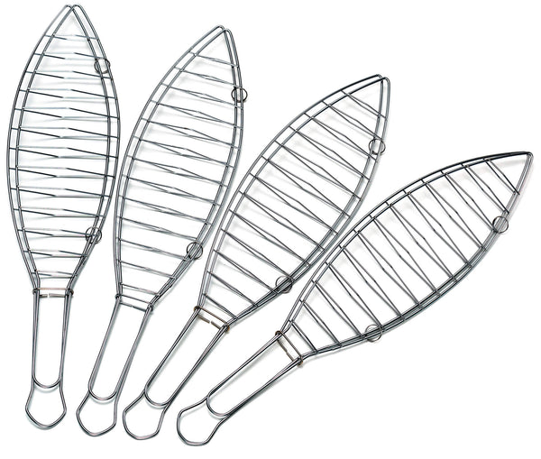 prezzo Set mit 4 Fischgittern 42 x 10 x 21 cm aus Vannini-Edelstahl