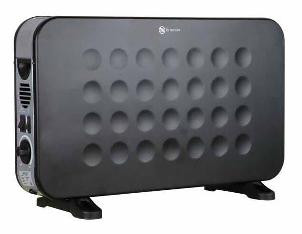 Vannini Virgo Schwarz Elektrischer Bodenkonvektor 2000W online