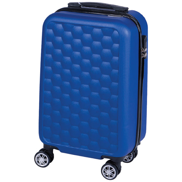 prezzo Trolley Cabina Rigido Bagaglio a Mano 33.5x22x55 cm con Maniglia Telescopica Blu