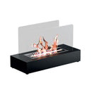 Camino a Bioetanolo da Tavolo 40x16,5x24 cm 1500W 1L Cremona Nero 