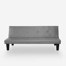 Divano Letto Clic Clac 166x76x71 cm in Similpelle Grigio