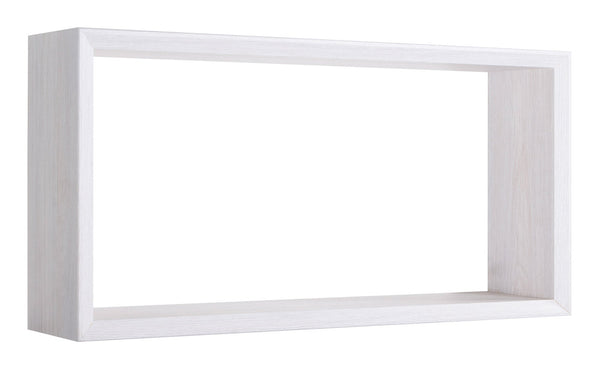 Mensola Cubo da Parete 70x35x15,5 cm in Fibra di Legno Artù Rovere Imperiale