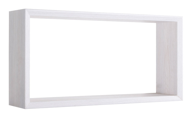 Mensola Cubo da Parete 70x35x15,5 cm in Fibra di Legno Artù Rovere Imperiale