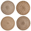 Set 4 Tovagliette Ø38x0,3 cm  in Lino e Poliestere VdE Tivoli 1996 Shades of chocolate