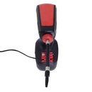 Compressore ad Aria Portatile con Pompa Elettrica Ricaricabile per Auto Moto Bici Nero e Rosso 
