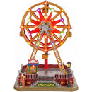 Ruota Panoramica Natalizia con Personaggi in Movimento e Luci Multicolor LED