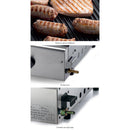 Doppia Piastra di Cottura in Ghisa a Gas GPL e Metano Ompagrill Plancha Double 4069/Cover/M
