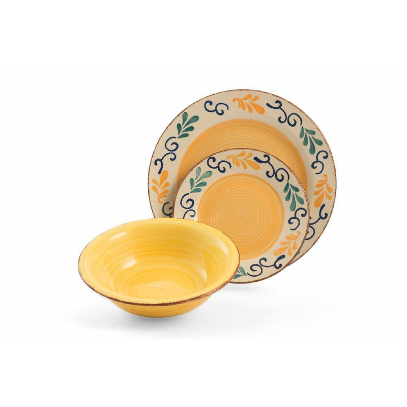 Servizio Piatti 18 Pezzi in Gres Villa d'Este Nantes