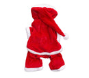 Vestito Babbo Natale per Cani in Poliestere Rosso