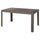 Gartentisch 140 x 80 x 72 cm aus taupefarbenem Polypropylen