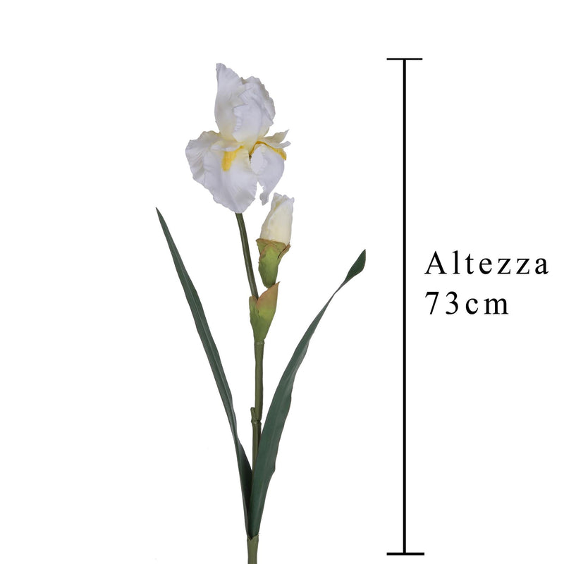 Set 6 Giaggiolo Composto da 2 Fiori Artificiali Altezza 73 cm 