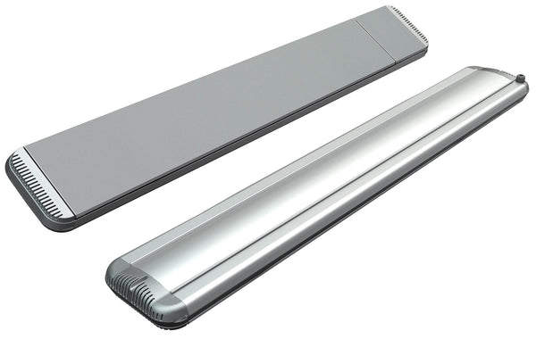 Elektrischer Infrarot-Heizstrahler 211 x 20,1 x 5,8 cm Decke 3200 W aus Aluminium dimmbar Moel Hot-Top Silber sconto