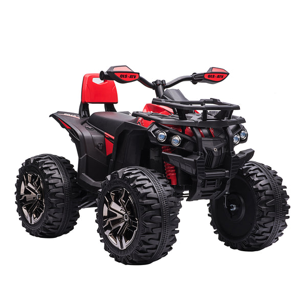 sconto Elektro-Quad für Kinder 12V Schwarz und Rot