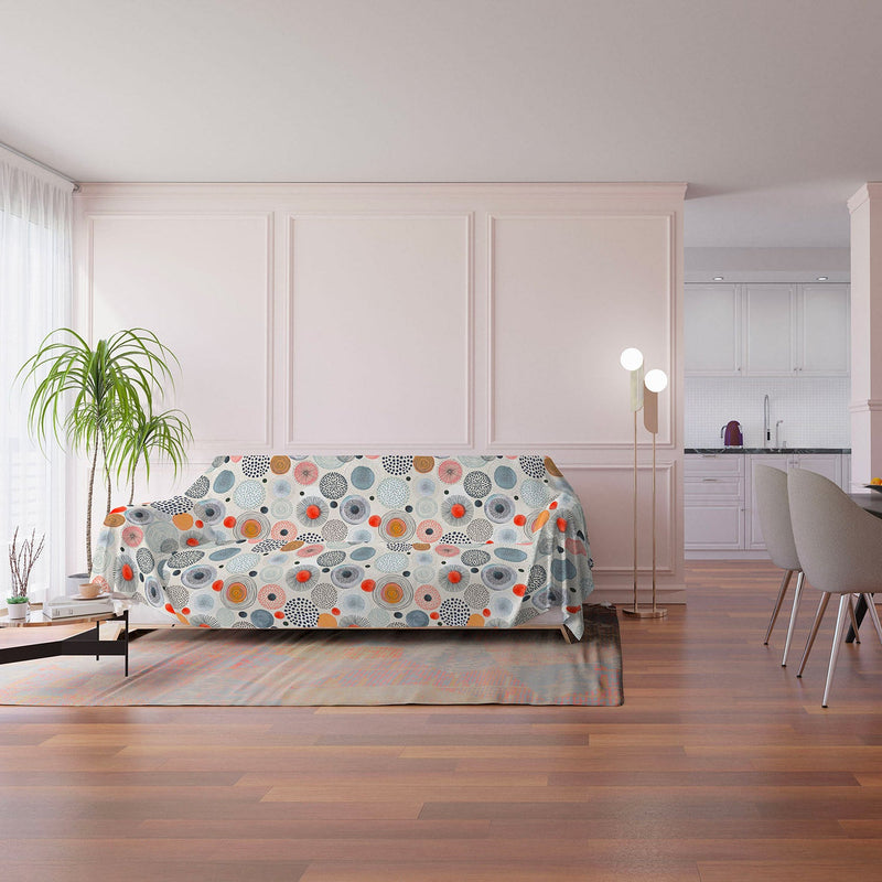 Telo Arredo Copritutto Copridivano in Microfibra Acquerello Varie Misure