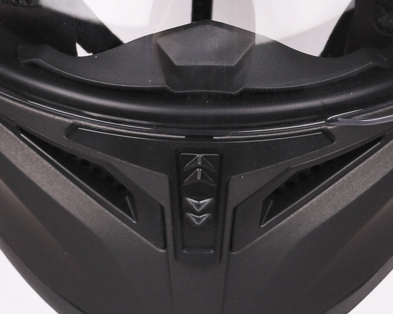 Casco Integrale per Scooter Visiera Lunga CGM Tampere 316A Titanium Opaco Varie Misure