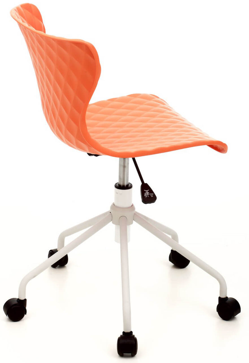 Sedia da Ufficio Operativa in Nylon Comics Arancio