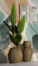 Vaso Breeze Ø32x32,5 cm in Mgo Verde sporco      