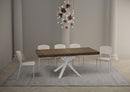 Tavolo Allungabile 90/194x90x77 cm Clerk Premium Noce