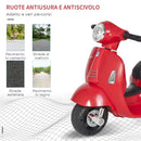 Scooter Elettrico per Bambini Licenza Ufficiale Piaggio Vespa Small 7,2V 2,5Ah Rosso      