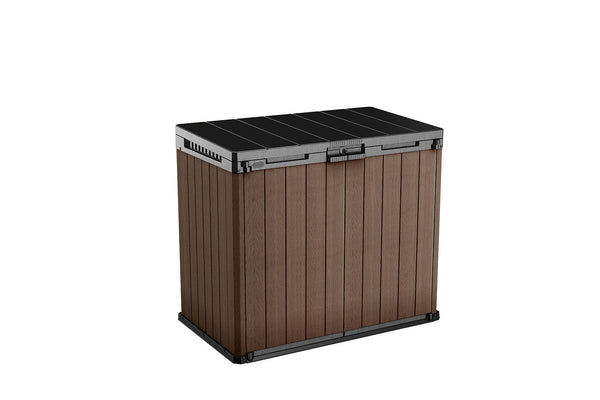 Baule da Esterno Keter Darwin Store-it-Out 140x80x120 cm in Evothech+ Marrone 