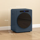 Mini Asciugatrice Elettrica 1000 W 3 kg 49x43x61 cm con Anti Pieghe Sterilizzazione e Display LED Blu      