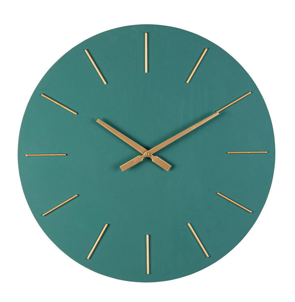 Orologio da Parete Ø60x5 cm in Legno TimeLine Verde prezzo