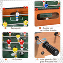 Calcio Balilla in Legno MDF 84,5x40x 61,2 cm 