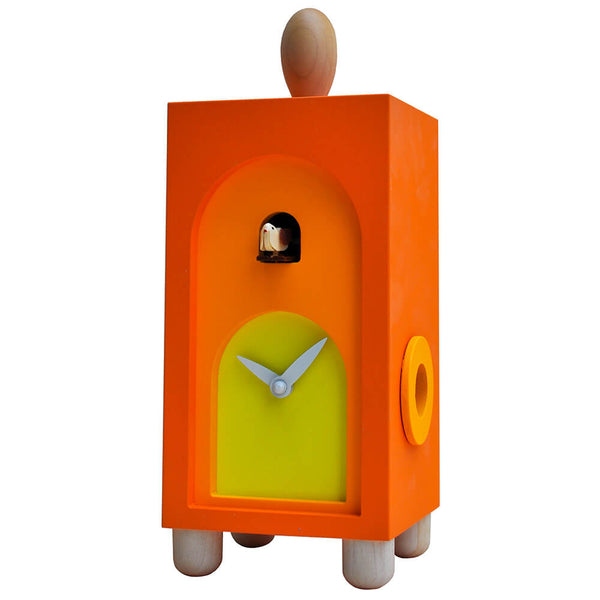 online Freistehende Kuckucksuhr 12X31X11Cm Pirondini Italia Rainbow Orange