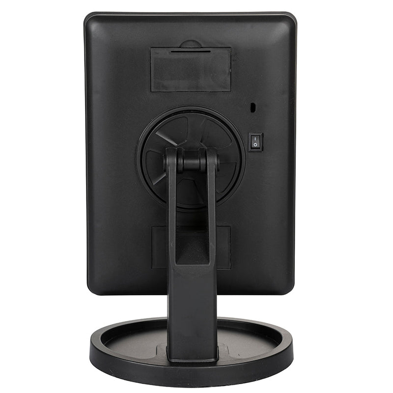 Specchio da Tavolo con LED per Trucco Make-Up Kooper  Nero