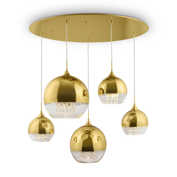 prezzo Pendelleuchte aus Fermi Gold Metal