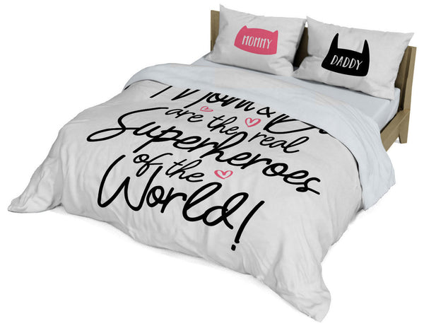 Bettbezug für Doppelbett mit bedrucktem Kissenbezug Shine 07 prezzo