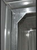 Casetta Box da Giardino in Lamiera di Acciaio Porta Utensili 360x600x230 cm Enaudi Verde