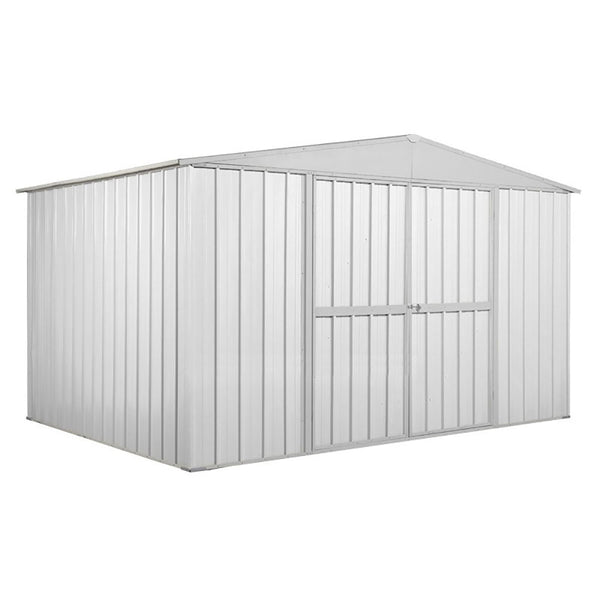 online Gartenkastenhaus aus Stahlblech Werkzeughalter 360x260x212 cm Enaudi Bianca