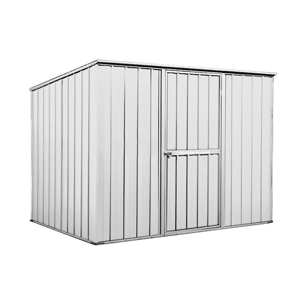 online Gartenbox Haus aus Stahlblech Werkzeughalter 260x185x192 cm Enaudi Weiß